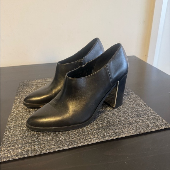 NineWest Leather Mini Ankle Boot - Picture 1 of 7